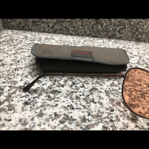 Italian Vintage Serengeti 5136 Boomslang Species Aviator-Style Sunglasses - Picture 6 of 6